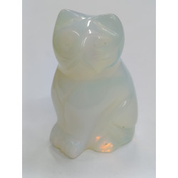 фигурка кошка лунный камень