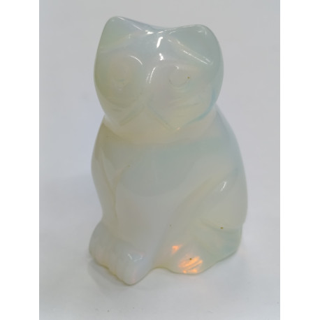фигурка кошка лунный камень