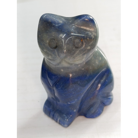 фигурка кошка лазурит